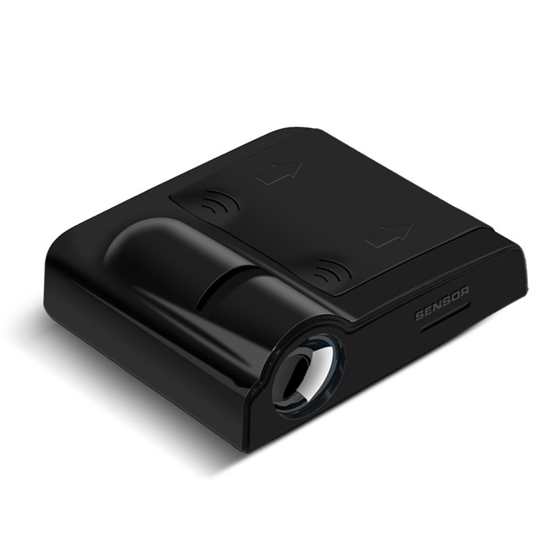 lámpara de bienvenida de automóvil puerta de luz proyector láser de puerta de automóvil pastel de cumpleaños decoración lámpara de etiqueta sin cableado lámpara de modificación