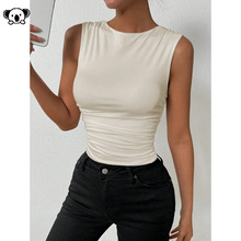 R 44598 Women Summer Camisole Solid Color Fitted��������