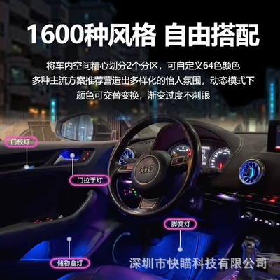 Panel (Dashboard) işıqlandırması Suitable for Audi A3/S3
