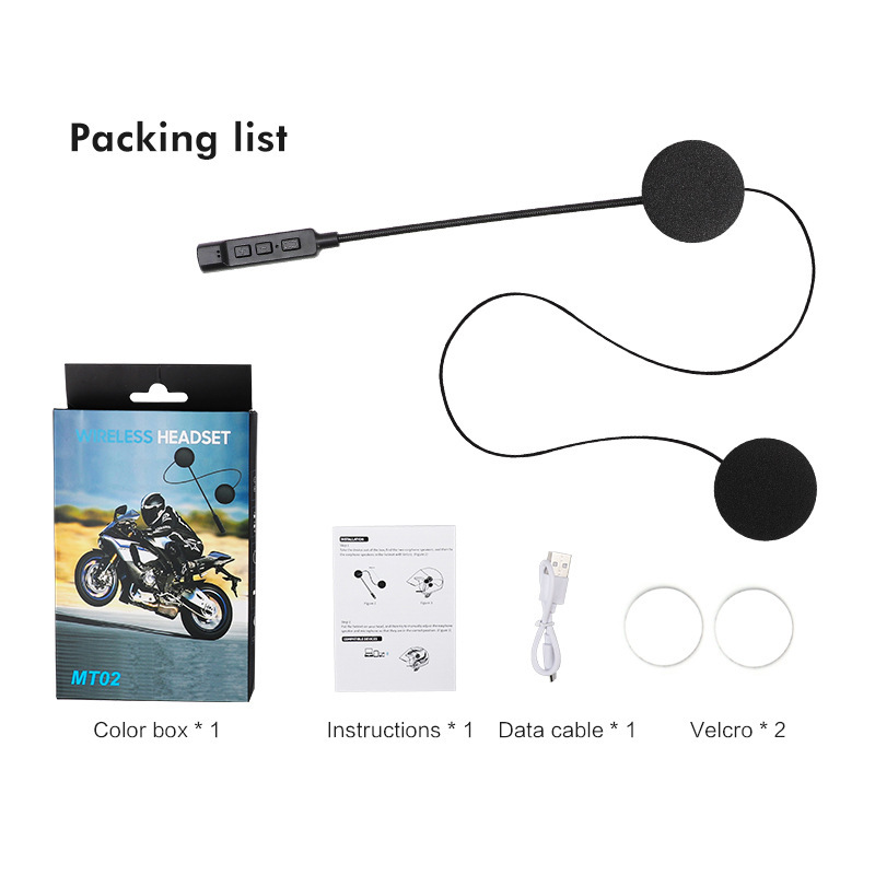 Motorcycle Bluetooth headset 摩托车头盔蓝牙耳机 无线耳机外贸