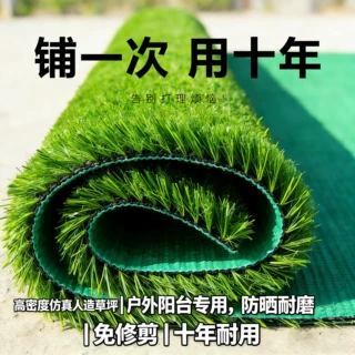 仿真草坪地毯铺垫楼顶隔热屋顶隔音阳台铺地家地垫人造草皮假绿草