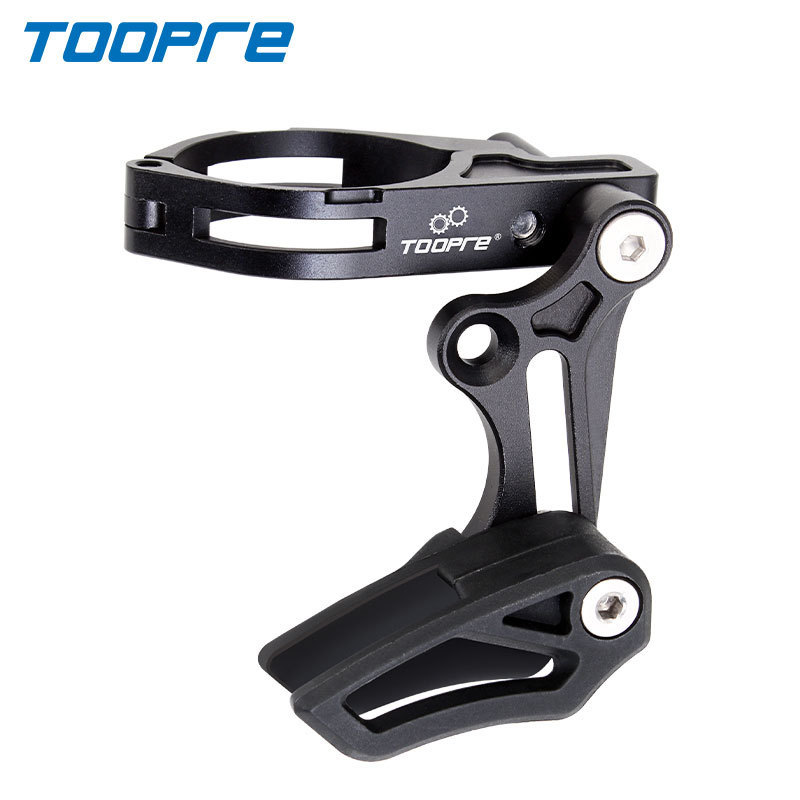 Toopre Bicycle Single Disc Chain Guide Positive and Negative Tooth Chain Stabilizer Mountain Bike Front Dial Chain Press to Prevent Chain from Falling Off