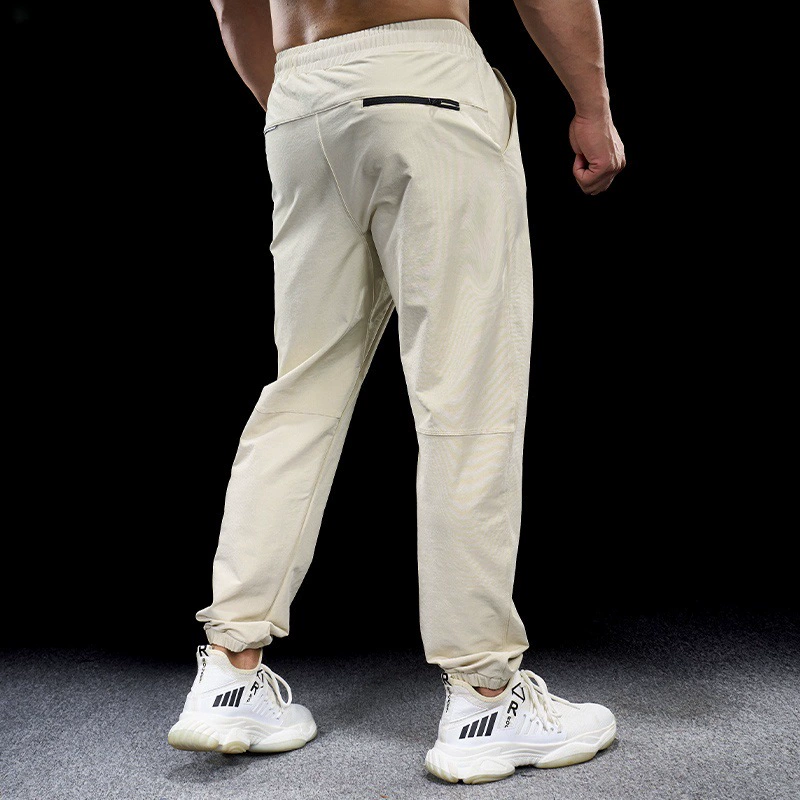 2024 осень новые мужские спортивные фитнес-брюки Бег Тренировка Повседневная микро-пуля Быстросохнущие дышащие свободные брюки