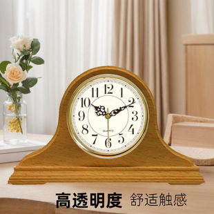 Фабрика Tochigi Solid Wood Excualcine Bell, Jetza Clock Clock Clock Watch Factory Factory Factory Desktop Accessories простые