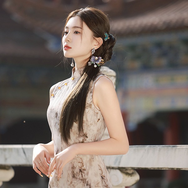 Spring summer lightweight retro cheongsam