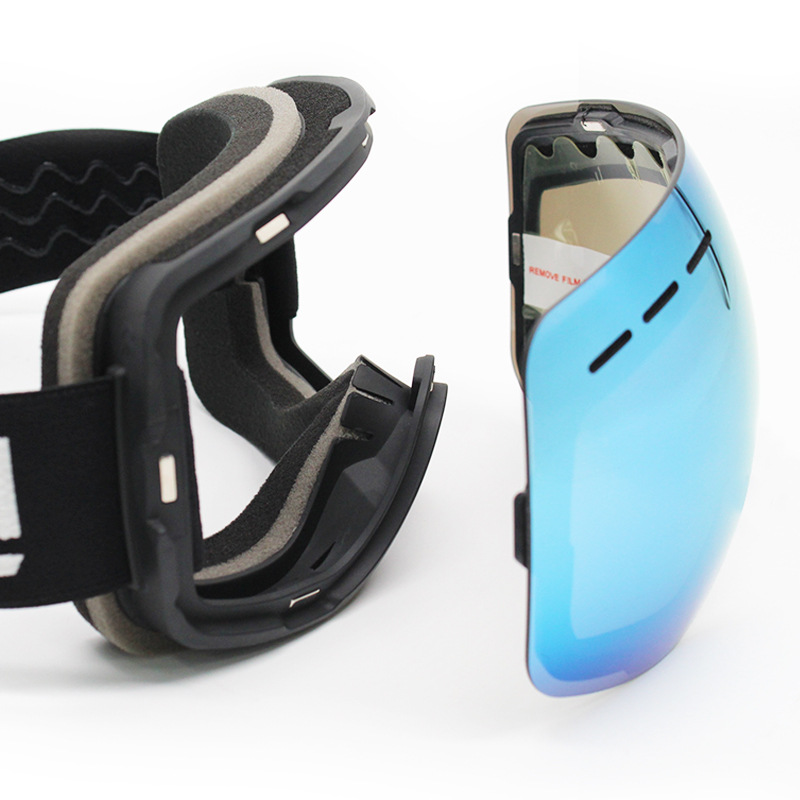 Barevné dvouvrstvé magnetické karty s krátkozrakostí, lyžařské brýle odolné proti UV záření a zamlžování_voghion.com