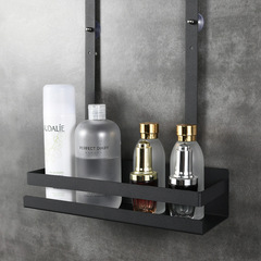 Cross-border gate after bathroom basket, iron hook type bathroom basket, no drilling toilet storage shelf basket