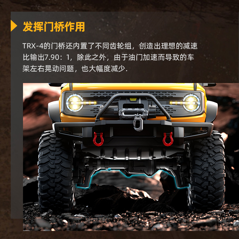 SUV, electric realistic four wheel drive car model, remote control, can climb 4