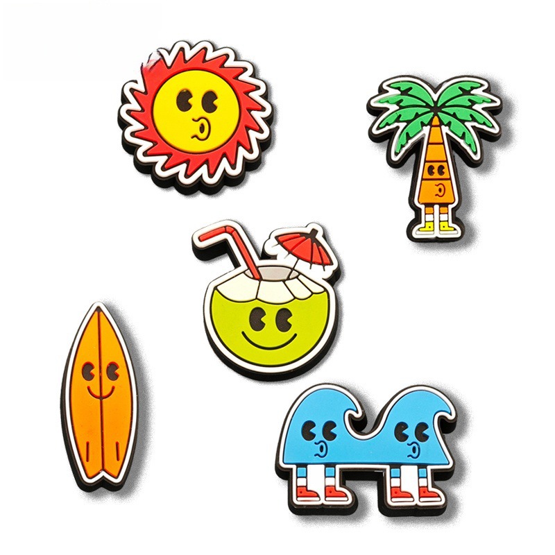 新しい下駄花シリコーン靴バックルソフト接着剤 diy 靴アクセサリー取り外し可能なアクセサリー工場卸売モール同じスタイル