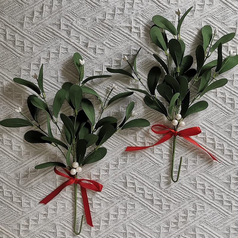 Estilo nórdico decoración simulación planta verde muérdago simulación transfronteriza decoración de la boda decoración del hogar al por mayor