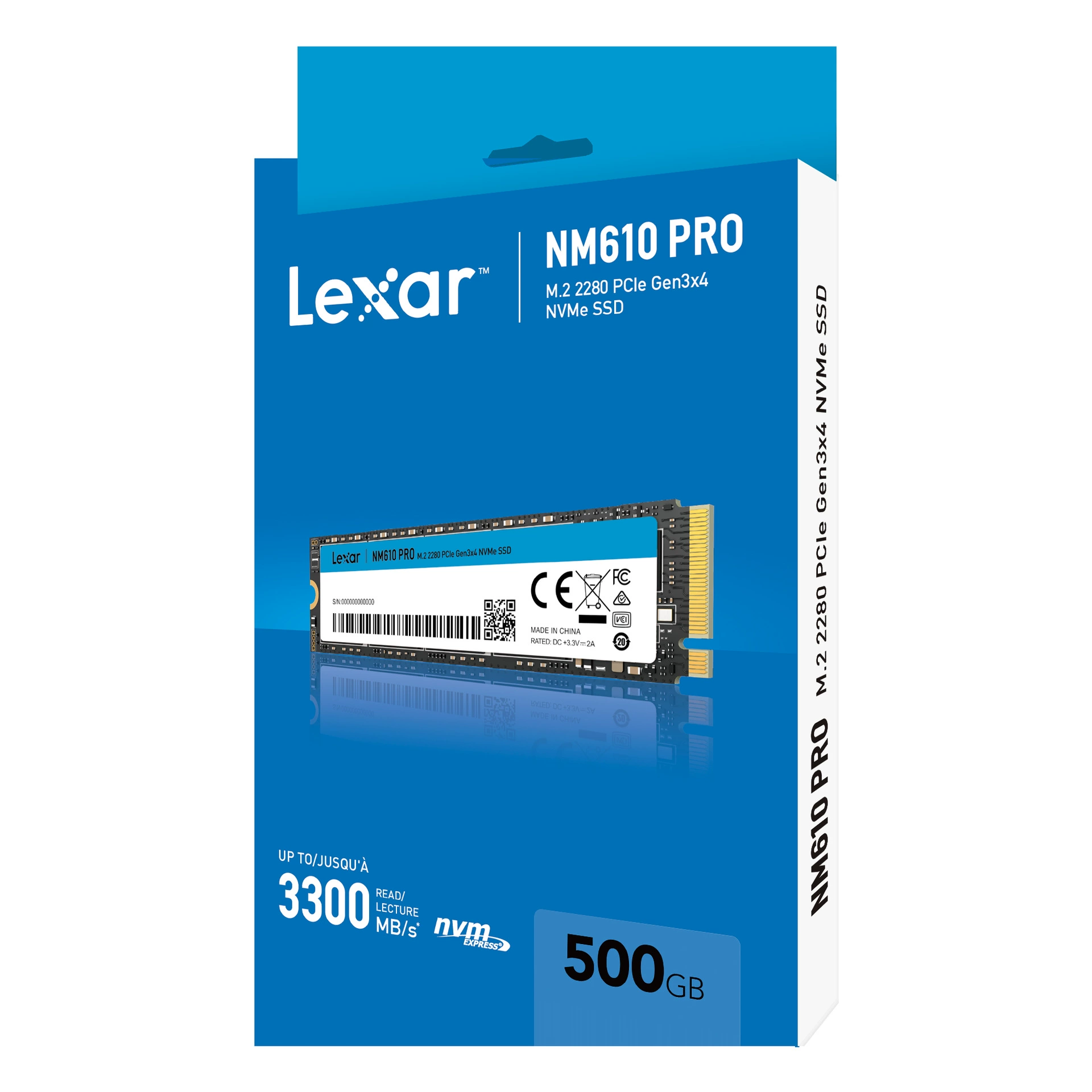 Rex Solid State Disk NM610PRO 2T 1T 500G PCIe 3.0 M.2 Интерфейс NVME протокол SSD