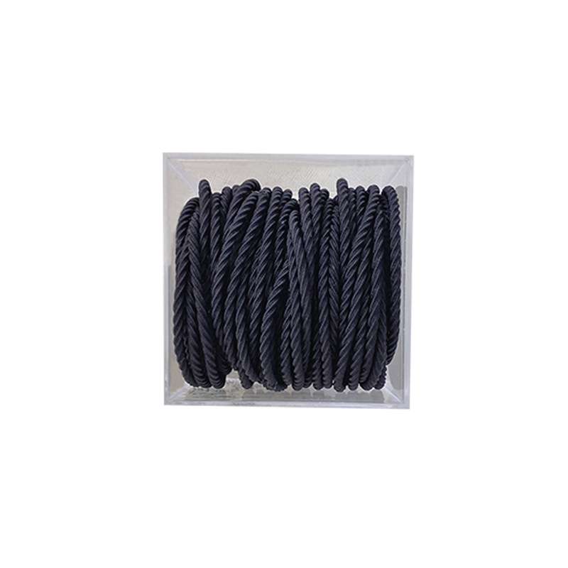 Otoño e invierno, lazo redondo para el cabello enlatado, funda de cuero para el cabello, cuerda para la cabeza, banda elástica circular de alta calidad para mujer, no daña la cuerda para el cabello