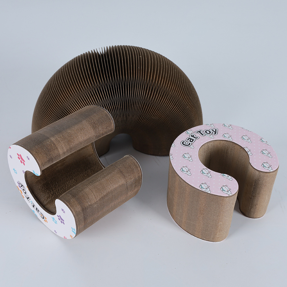 Tablero de agarre de gato de órgano, nido, resistente al desgaste, sin caspa, juguetes para gatos, papel corrugado, tablero de garras, suministros para gatos