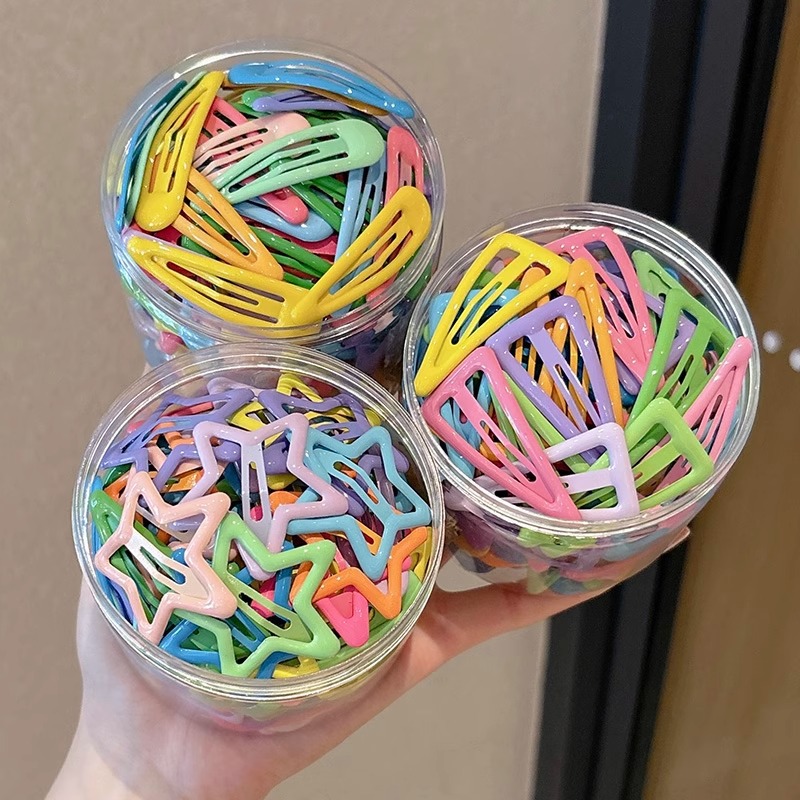 Niños pinzas de cabello de pentacos niñas pinzas de cabello rotas lindas bebés niñas pinzas de cabello BB pinzas de cabello frises pinzas de cabello