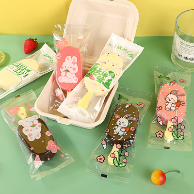 new pattern Cartoon Ice cream Popsicle Packaging bag thickening Cones ice cream self-control Popsicles plastic bag Envelope goods in stock