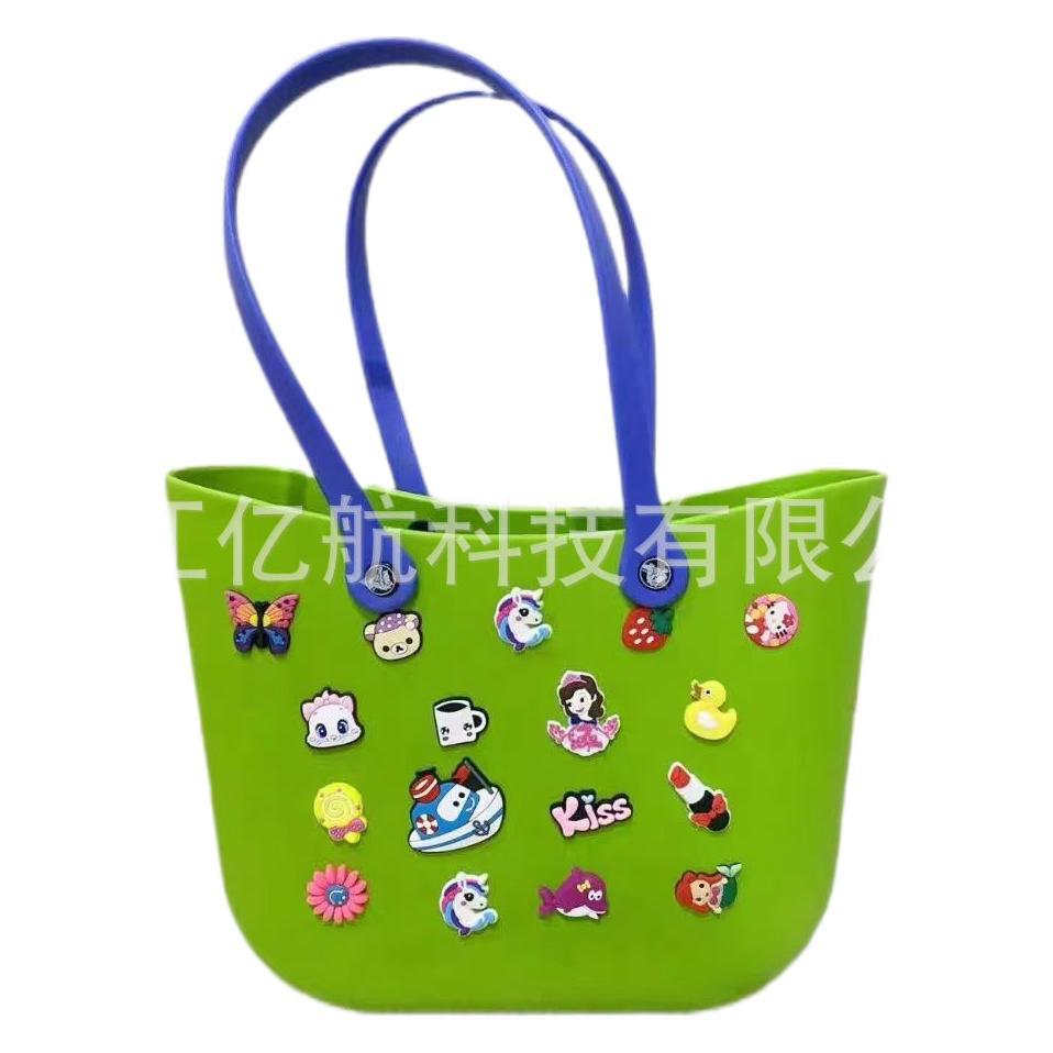 Bolsas de playa EVA bolsas de jalea de moda impermeables bolsas de mano de mujer DIY