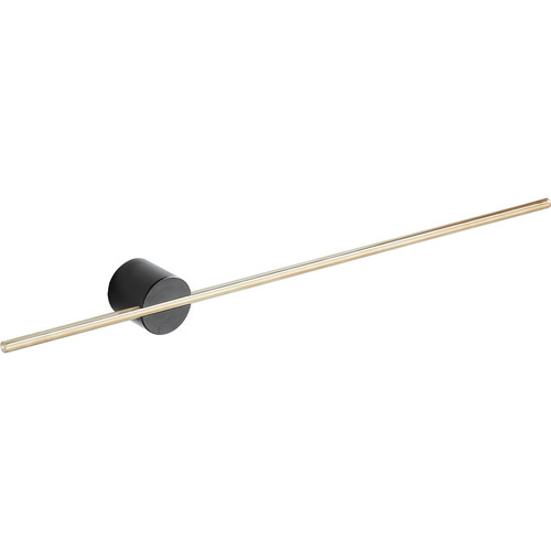 Light luxury aluminum towel rack, adjustable golden punch-free single pole wall-mounted towel rack, Nordic minimalist bathroom towel rack