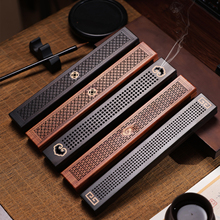 卧香盒线香盒香炉家用室内熏香香薰炉木质香托檀香炉沉香底座香插