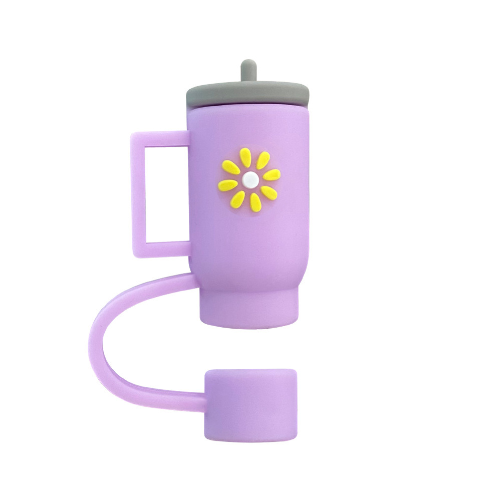 Tapa de pajita de 10mm Tapa de aislamiento transfronterizo Taza de hielo Taza de agua Stanley Stanley Tapa de pajita a prueba de polvo de PVC