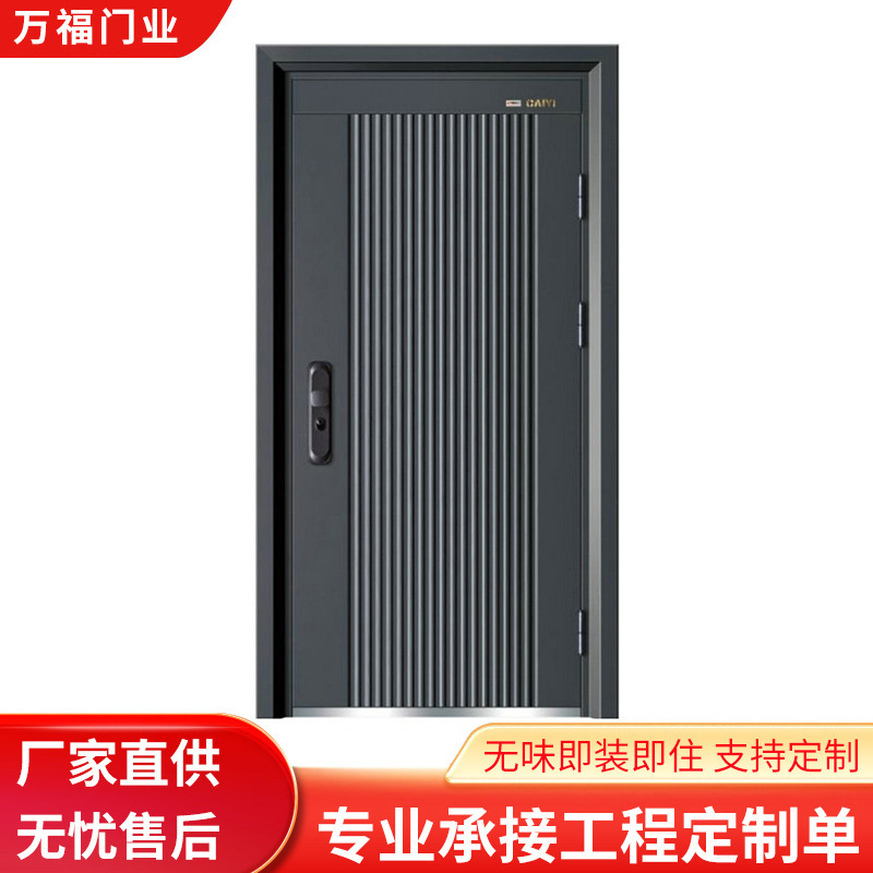 Steel door entry anti-theft security door fire retardant door sub-mother door non-standard metal door non-aluminum alloy door