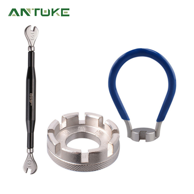 8-port Chrome-molybdenum steel mountain bike spoke wrench wheel set steel wire adjustment tool bicycle accessories