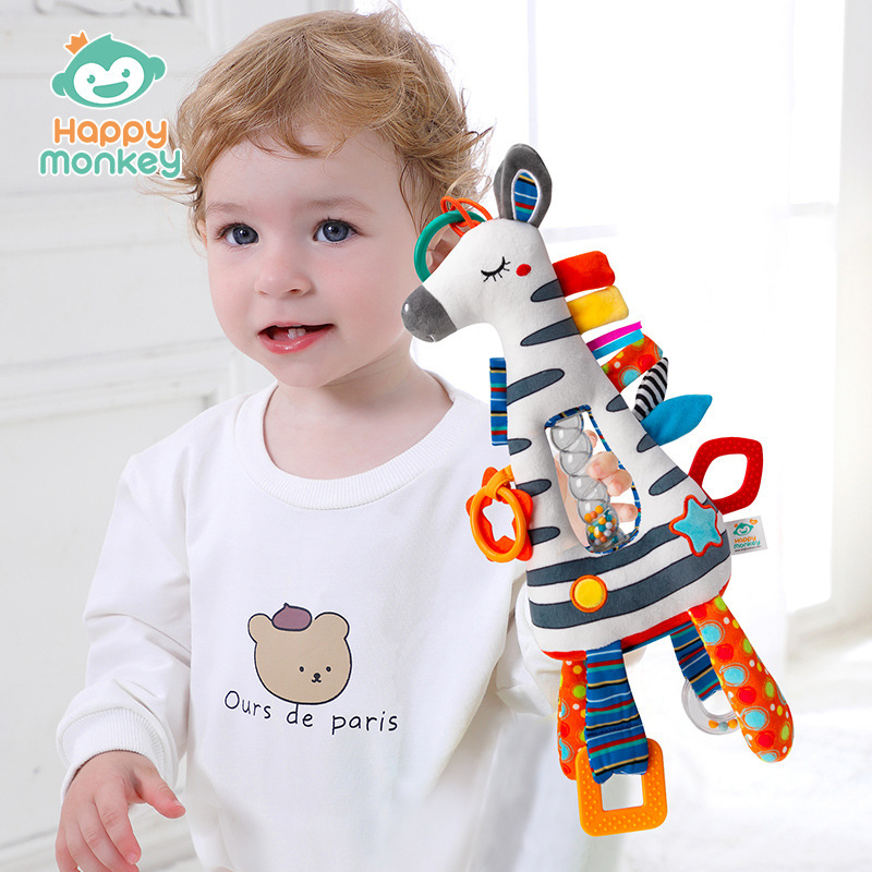 Happy monkey bebé cama multifuncional colgante agarre entrenamiento reloj de arena juguete bebé educación temprana torno colgante