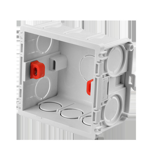 86 type wire box switch bottom box PVC junction box concealed switch installation box wall switch panel bottom box wholesale
