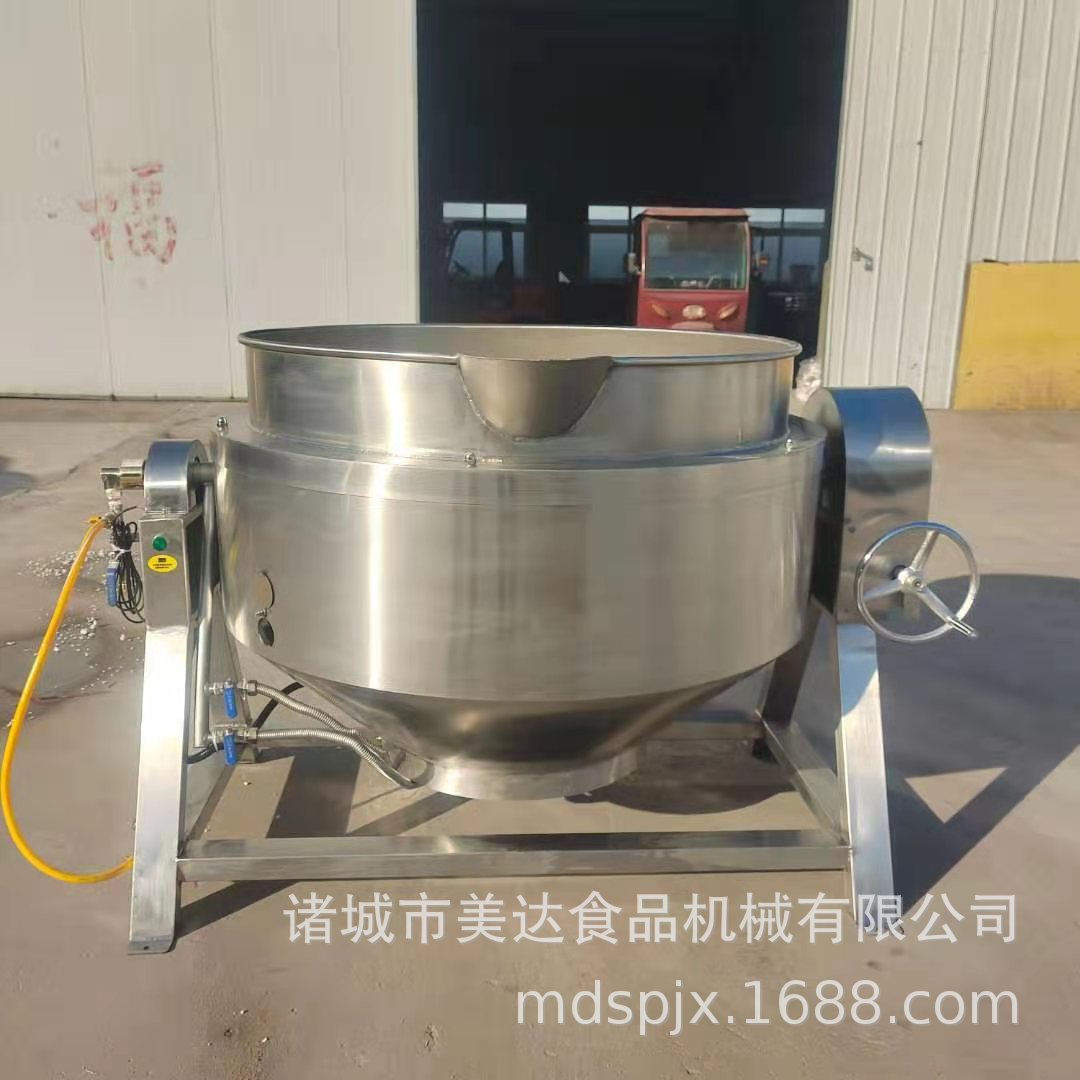 肉夹馍煮锅 卤猪蹄商用夹层锅卤煮锅 饭店食堂用不锈钢保温夹层锅