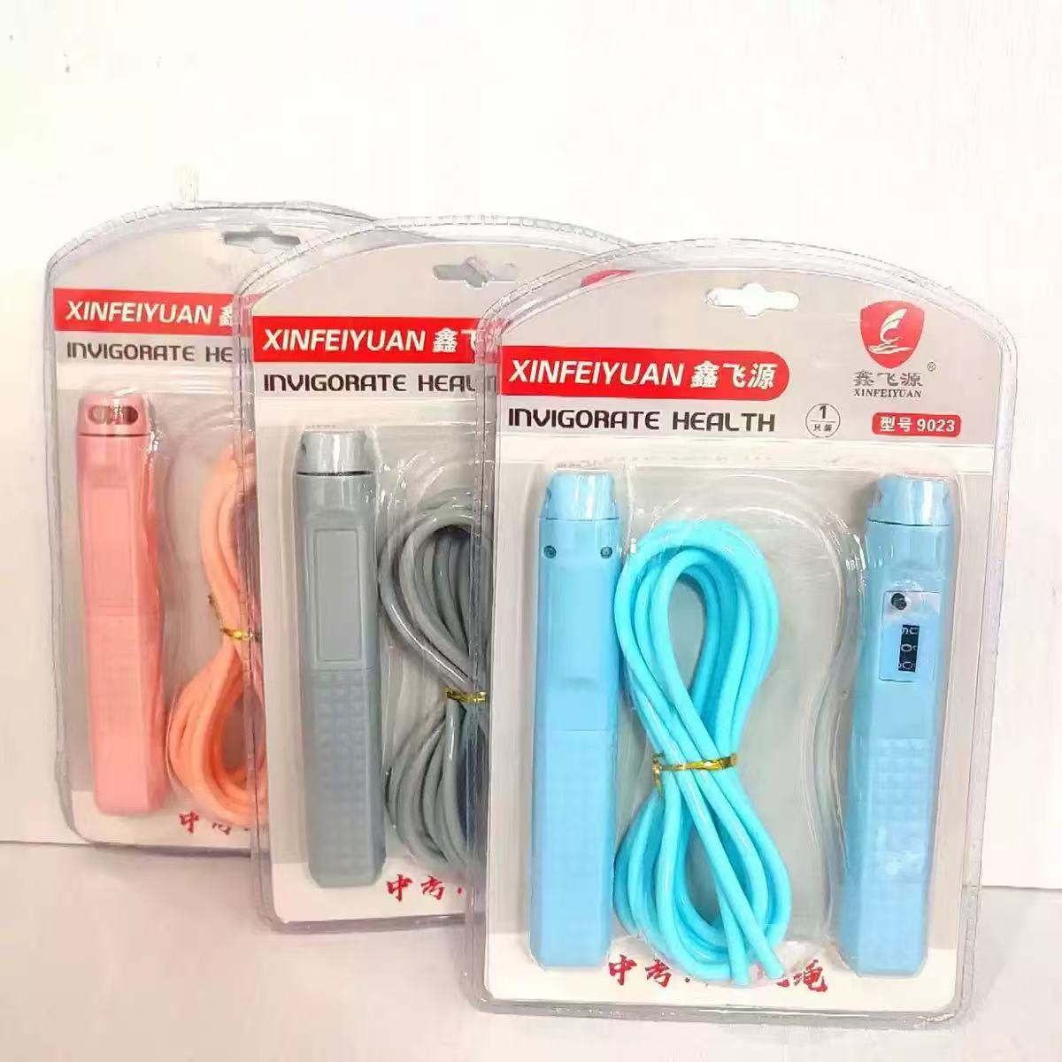 Macaron Three-Color Synthetic Material One-Pack Mechanical Counting Jump Rope for Exam Physical Fitness Test Training Aerobic Fitness Speed Jump