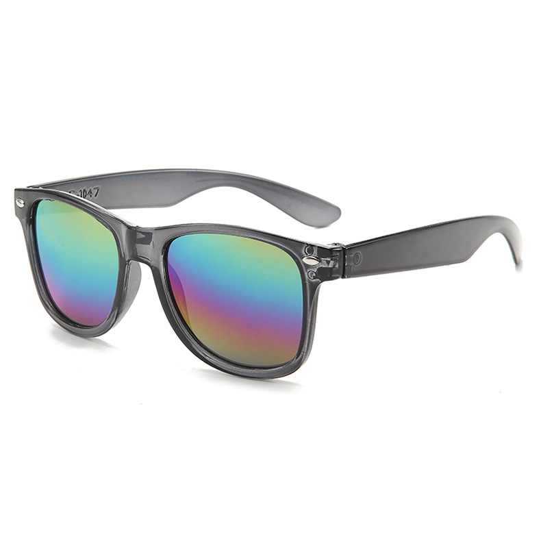 Strassenmode Einfarbig Pc Quadrat Vollbild Kinder Sonnenbrille display picture 3