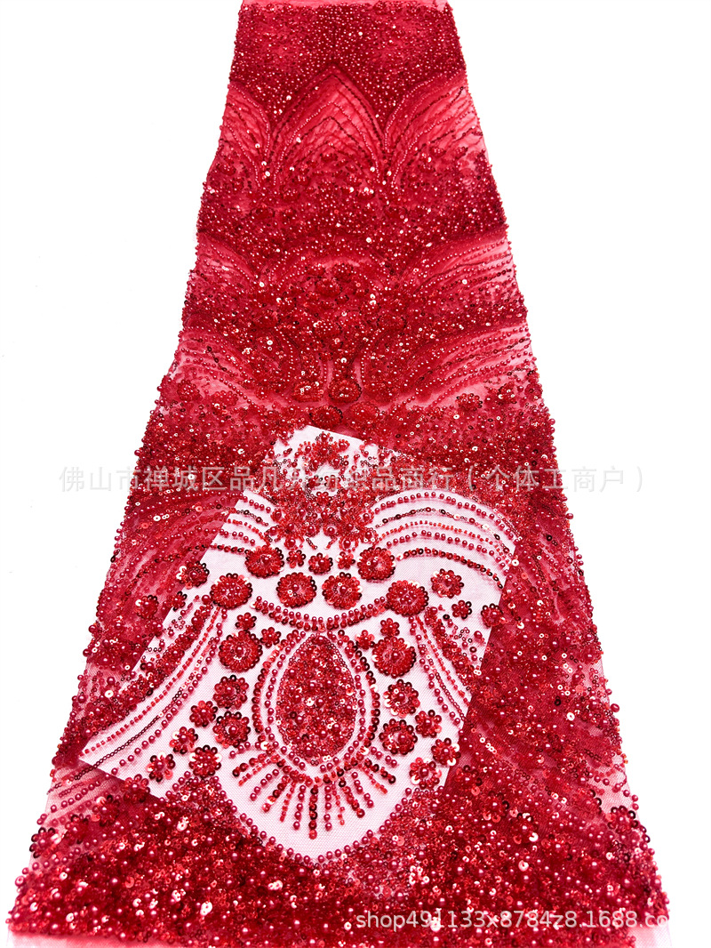 Nuevo vestido de novia de moda vestido de cena de moda tela de perlas brillante comercio exterior transfronterizo al por mayor