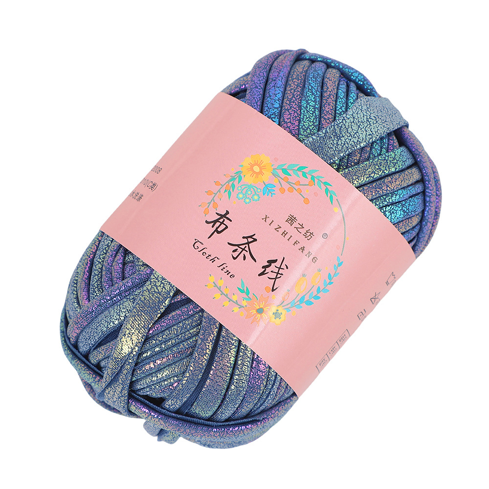 Línea textil Qian Zhi hilo de color mágico tejido a mano hilo de fantasía de color bricolaje en stock fábrica al por mayor