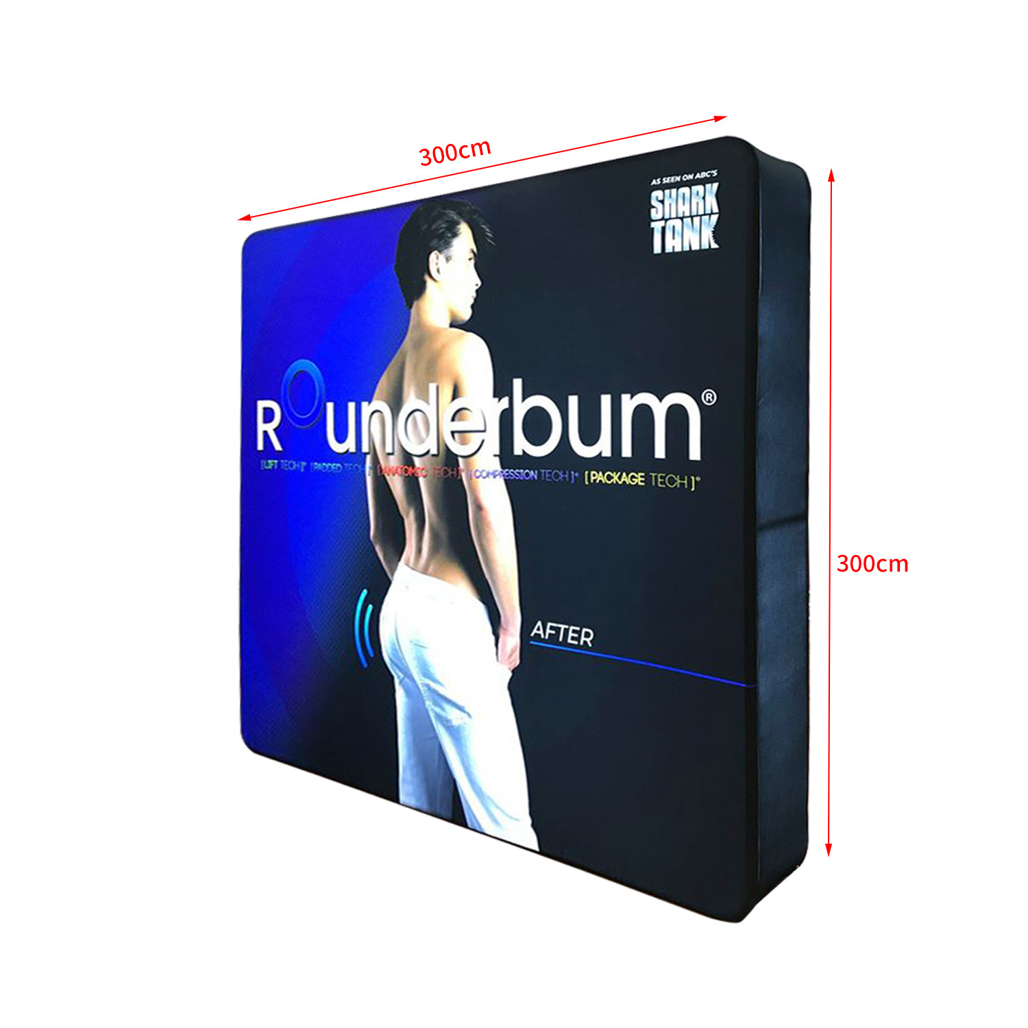 Caja de luz de pantalla rápida transfronteriza luminosa plegable pared de fondo LED portátil transfronteriza de forma especial se puede personalizar pared de fondo