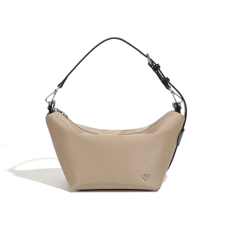 2025 New Lightweight Nylon Waterproof Wear-Resistant Slouchy Crescent Bag Crossbody Dumpling Bag For Commuting And Travel - Thumbnail 5