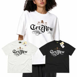 厂家批发美式恶魔岛 Corteiz 同款 T 恤 CrtzRtw字母印花男女上衣