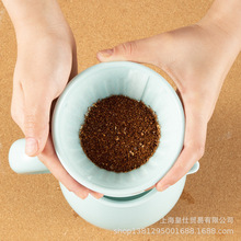 V01咖啡滤杯手冲滴滤杯滤纸小清新陶瓷便携手工咖啡壶滴漏式套装