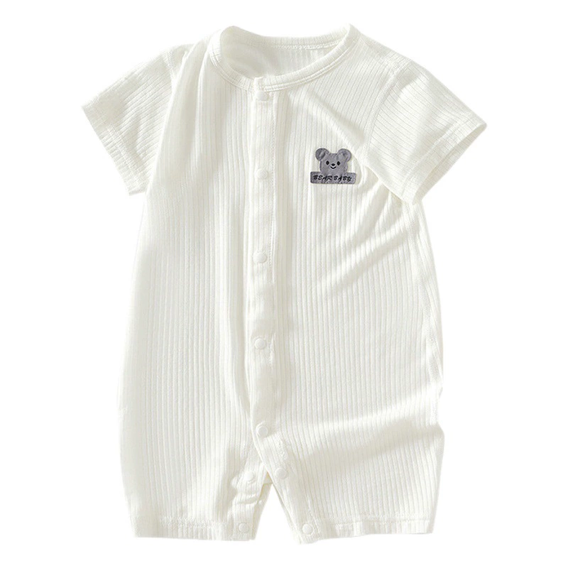 Детская одежда, летняя тонкая Модальная однобортная одежда без костей с короткими рукавами, мужская и женская одежда для скалолазания, комбинезон для младенцев