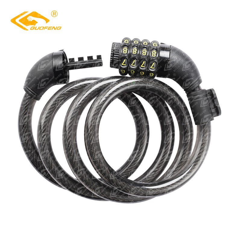 Cerradura antirrobo para bicicleta eléctrica Cerradura de contraseña de acero inoxidable Cerradura de contraseña de primavera