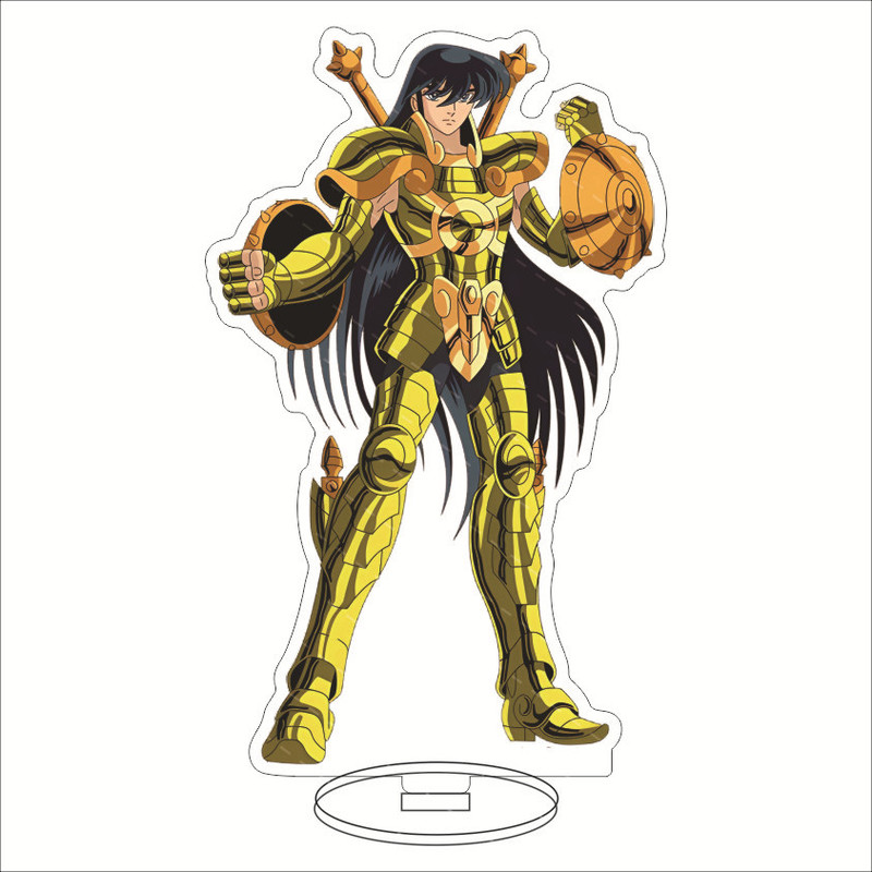 聖闘士星矢大立牌城戸沙織氷河紫龍瞬一輝童虎アクリル置物|undefined