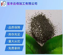 天然黑云母  厂家直供 黑云母 电绝缘材料用10-20 20-40目片状