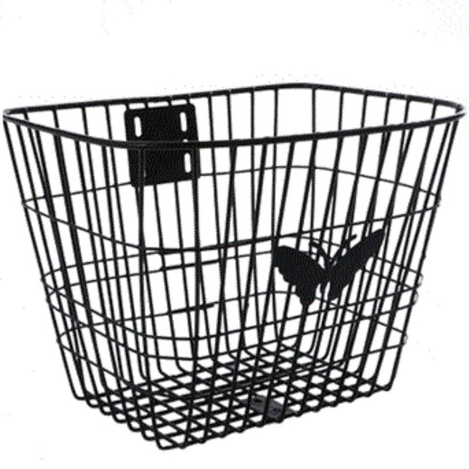 Шифрование велосипеда Твердая стальная проволока Автомобильная корзина Передняя железная проволока Автомобильная корзина принадлежности для верховой езды аксессуары оптом