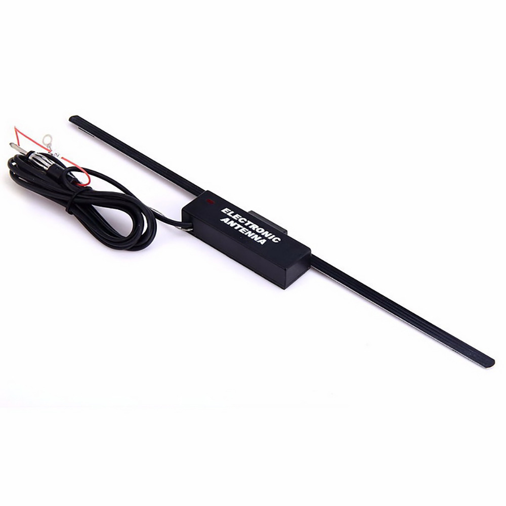 Car Radio Antenna, Built-In Vehicle Signal Antenna with Amplifier to Enhance Strong Radio Reception