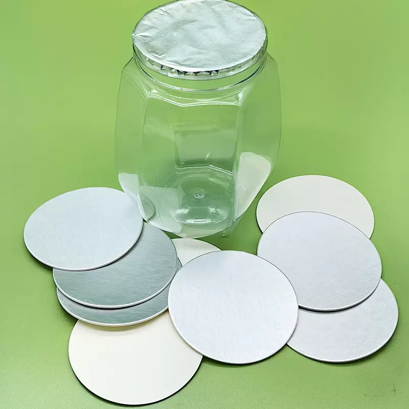 pe铝箔垫片瓶盖封口膜电磁感应封口贴pp复合铝箔垫片可印刷logo