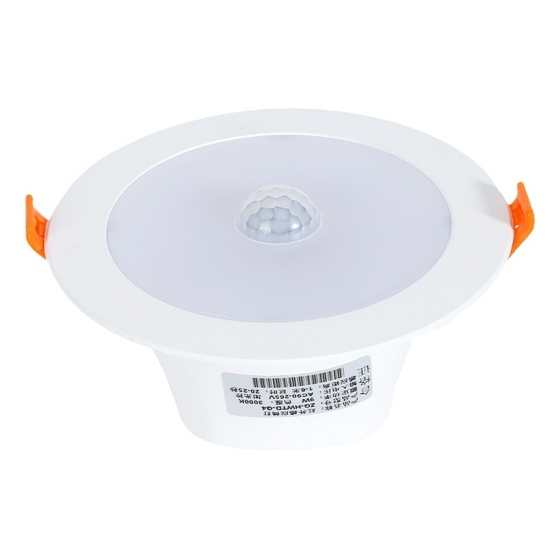 Luz LED de Techo con Sensor de Movimiento Humano, Radar Inteligente Integrado, Foco para Pasillo, Escalera, Corredor, Sensor Inteligente