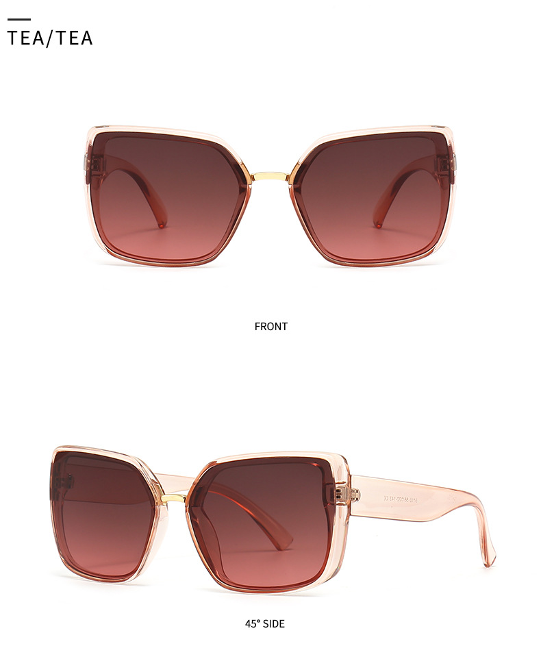 Square Sunglasses For Men Large Frame Retro Modern Style_voghion.com