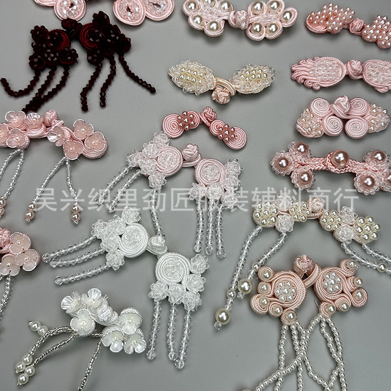 Cherry Blossom Pink Series Butterfly Shoe Flower Accessories Snow Boots Shoe Buckle Decoration Rhinestone Hole Shoes Pearl Flower Pearlescent Jewelry