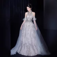 Вечернее платье Haute Couture 2025 Новый стиль Элегантное и высококлассное французское платье в стиле принцессы для взрослых Церемония Оптовая продажа от производителя