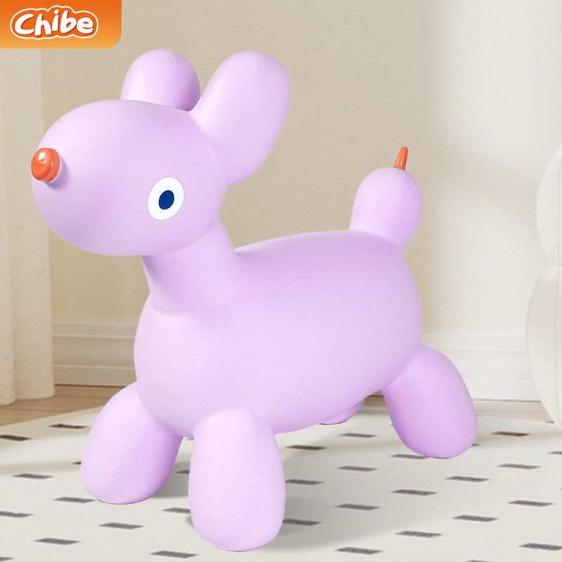 Jumping Horse Balloon Dog Kidsren's Inflatable Toy Pvc Jumping Deer Inflatable Horse Wholesale Rubber Horse Export Dropshipping