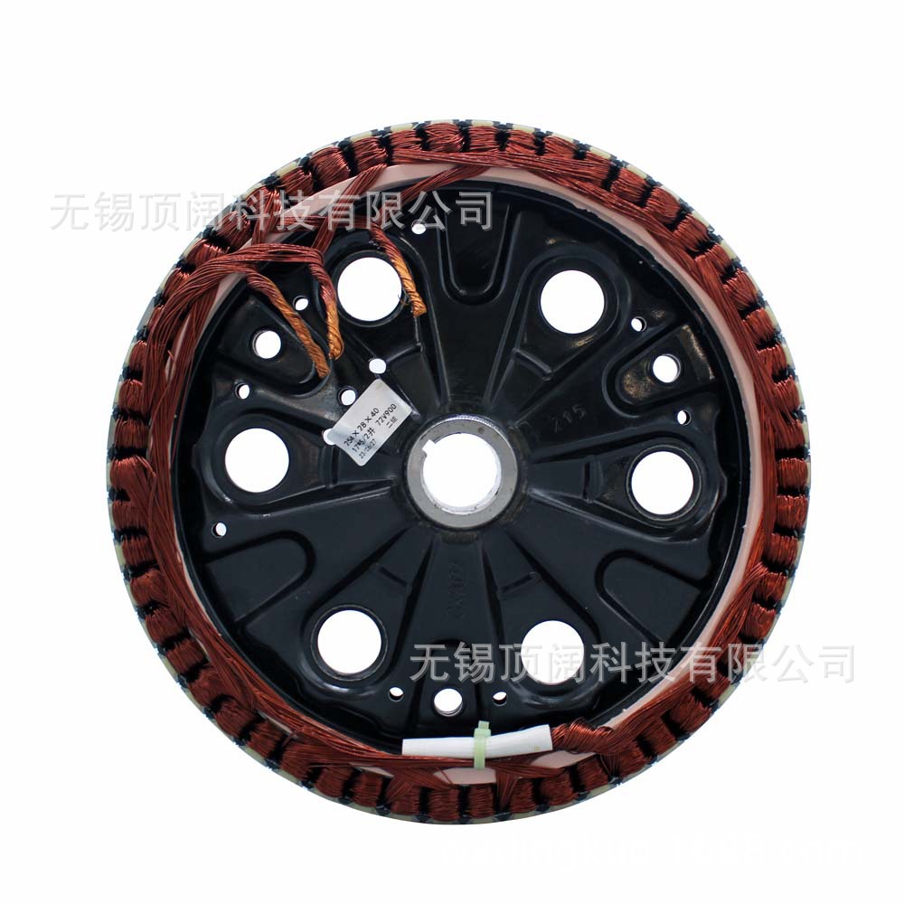 DKYS顶阔电机12寸40mm磁钢定子总成电动车电摩电机3000W新品出口