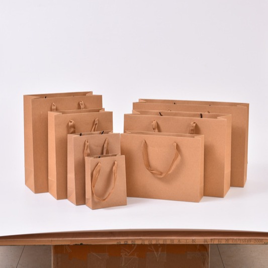 精美礼品包装纸袋 可定logo购物纸袋 外卖奶茶咖啡手提纸袋